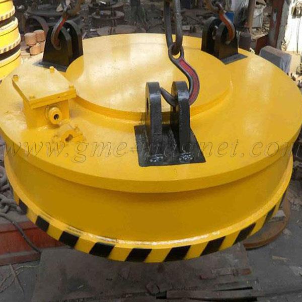 الکترومغناطیس بالابر دایره ای برای ضایعات فولادی